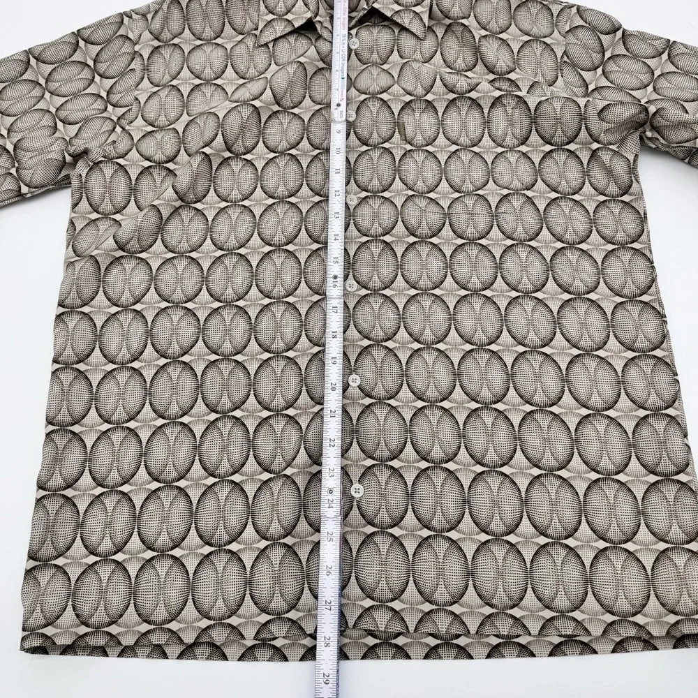 Vintage 80's/90's‎ Quicksilver Surf Geometric Button Up Shirt Hong Kong Medium